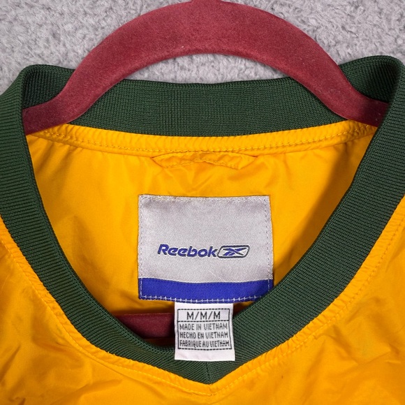 Vintage y2k Reebok Green Bay Packers Pullover Windbreaker - Picture 3 of 4